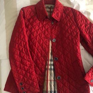 Quilted Burberry Brit Jacket
